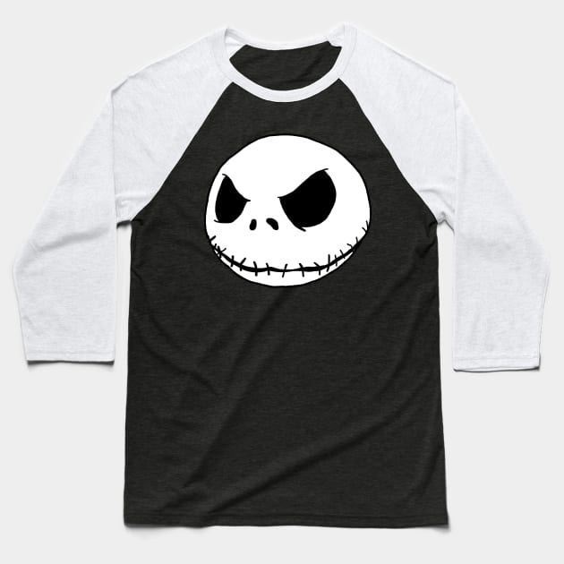 Halloween Jack Baseball T-Shirt by dankdesigns